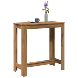 vidaXL Tavolo Bar Rovere Artigianale 102x50x103,5 cm Legno Multistrato