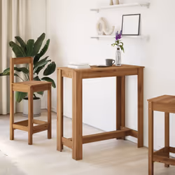 vidaXL Tavolo Bar Rovere Artigianale 102x50x103,5 cm Legno Multistrato - Vista aggiuntiva 3