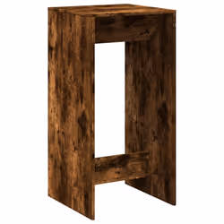 vidaXL Tavolo da Bar Rovere Fumo 51x50x103,5 cm in Legno Multistrato - Vista aggiuntiva 2