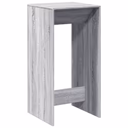 vidaXL Tavolo da Bar Grigio Sonoma 51x50x103,5 cm in Legno Multistrato - Vista aggiuntiva 2
