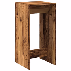 vidaXL Tavolo da Bar Legno Antico 51x50x103,5 cm in Legno Multistrato - Vista aggiuntiva 2