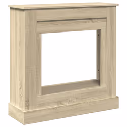 vidaXL Cornice per Camino Rovere Sonoma 90x30x90 cm in Truciolato - Vista aggiuntiva 2