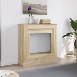 vidaXL Cornice per Camino Rovere Sonoma 90x30x90 cm in Truciolato - Vista aggiuntiva 3
