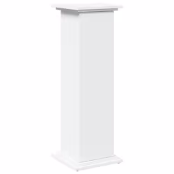 vidaXL Supporto Espositivo Portaoggetti Bianco 31x30x90 cm Truciolato - Vista aggiuntiva 2