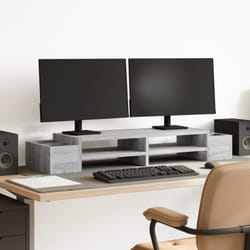 Supporto Monitor con Cassetti Sonoma 100x27x15 cm in Truciolato Vidaxl 398747