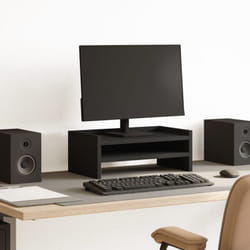 Vidaxl - Supporto per Monitor Nero 42x24x16 cm in Truciolato 281454