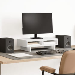 Supporto per Monitor Bianco 50x27x15 cm in Truciolato Vidaxl 939055