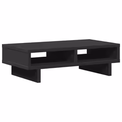 vidaXL Supporto per Monitor Nero 50x27x15 cm in Truciolato - Vista aggiuntiva 2