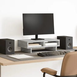 Supporto per Monitor Grigio Sonoma 50x27x15 cm in Truciolato Vidaxl 536111