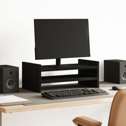 Vidaxl - Supporto per Monitor Nero 50x27x20 cm in Truciolato 116702