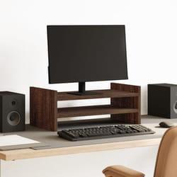 Supporto per Monitor Rovere Marrone 50x27x20 cm in Truciolato Vidaxl 827216