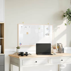Lavagna Bianca Magnetica con Cornice in Legno di Pino 100x55 cm - Vidaxl