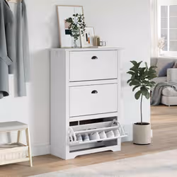 VidaXL 4016881 scarpiera Bianco - Vista aggiuntiva 3