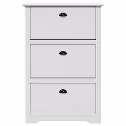 VidaXL 4016881 scarpiera Bianco - Vista aggiuntiva 4