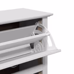 VidaXL 4016881 scarpiera Bianco - Vista aggiuntiva 8