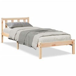 Letto Extra Lungo senza Materasso 100x220 cm in Legno di Pino Vidaxl 256833