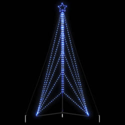 vidaXL Albero di Natale a LED 615 LED Blu 404,5 cm