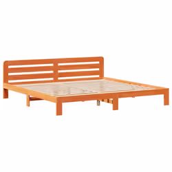 vidaXL Letto senza Materasso Marrone Cera 180x200 cm in Legno di Pino - Vista aggiuntiva 3