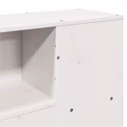 VidaXL 855625 testiera e pedana Bianco - Vista aggiuntiva 8