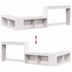 VidaXL 855757 comodino Bianco - Vista aggiuntiva 7