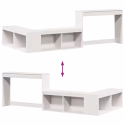 VidaXL 855760 comodino Bianco - Vista aggiuntiva 7
