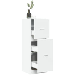Armadietto da Farmacia Bianco 40x41x118 cm in Truciolato - Vidaxl