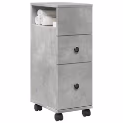 VidaXL 855235 armadietto di conservazione per bagno Grigio - Vista aggiuntiva 2