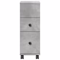 VidaXL 855235 armadietto di conservazione per bagno Grigio - Vista aggiuntiva 4