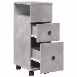 VidaXL 855235 armadietto di conservazione per bagno Grigio - Vista aggiuntiva 7