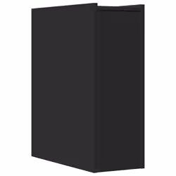 VidaXL 855287 armadietto di conservazione per bagno Nero - Vista aggiuntiva 6