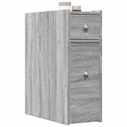 VidaXL 855291 armadietto di conservazione per bagno Grigio - Vista aggiuntiva 2