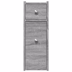 VidaXL 855291 armadietto di conservazione per bagno Grigio - Vista aggiuntiva 4
