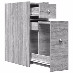 VidaXL 855291 armadietto di conservazione per bagno Grigio - Vista aggiuntiva 7