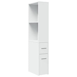 VidaXL 855295 armadietto di conservazione per bagno Bianco