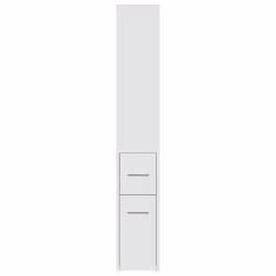 VidaXL 855295 armadietto di conservazione per bagno Bianco - Vista aggiuntiva 5