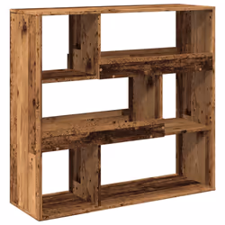 VidaXL 3309337, Legno naturale, 8 ripiani, Legno, Legno, 1000 mm, 330 mm