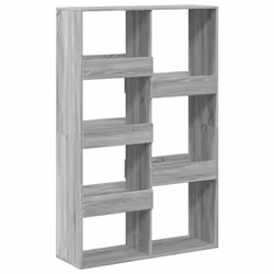 vidaXL Divisorio Grigio Sonoma 100x33x155,5 cm in Truciolato - Vista aggiuntiva 2