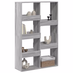 vidaXL Divisorio Grigio Sonoma 100x33x155,5 cm in Truciolato - Vista aggiuntiva 3