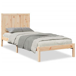 Giroletto Extra Lungo senza Materasso 100x220 cm Legno Massello Vidaxl 800942