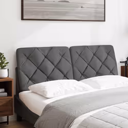 VidaXL 4019213 testiera e pedana Grigio scuro - Vista aggiuntiva 2