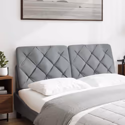 VidaXL 4019219 testiera e pedana Grigio chiaro
