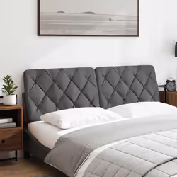 VidaXL 4019227 testiera e pedana Grigio scuro - Vista aggiuntiva 2