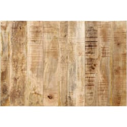 Vidaxl - Testiera 120 cm in Legno Massello di Mango Grezzo 565420