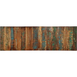 Testiera Multicolore 160 cm in Legno Massello Recupero Vidaxl 966611