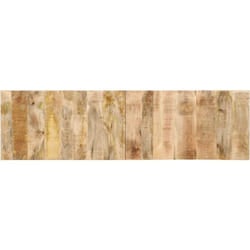 Testiera 180 cm in Legno Massello di Mango Grezzo Vidaxl
