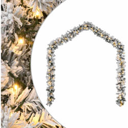 Vidaxl - Ghirlanda Natalizia con Luci a led 5 m in pvc Verde