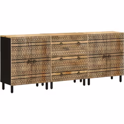 Queste credenze classiche sono pensate per essere un'aggiunta decorativa e pratica alla tua casa. Materiale robusto e stabile ...