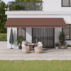 Create un posto bello e fresco nel vostro patio e proteggetevi dai raggi UV con questa tenda da sole retrattile! Materiale re ...