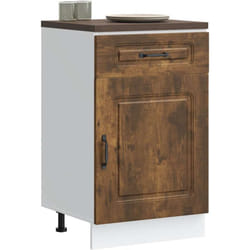 Base da Cucina Kalmar Rovere Fumo in Legno Multistrato Vidaxl 8537
