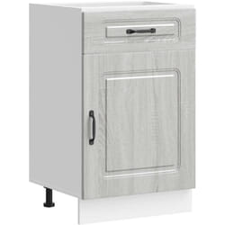 Base da Cucina Kalmar Grigio Sonoma in Legno Multistrato Vidaxl